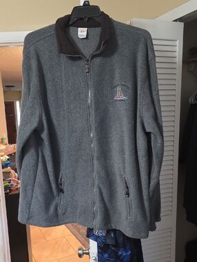 Crazy 8 Men's Dark Gray Full-Zip Fleece Jacket
